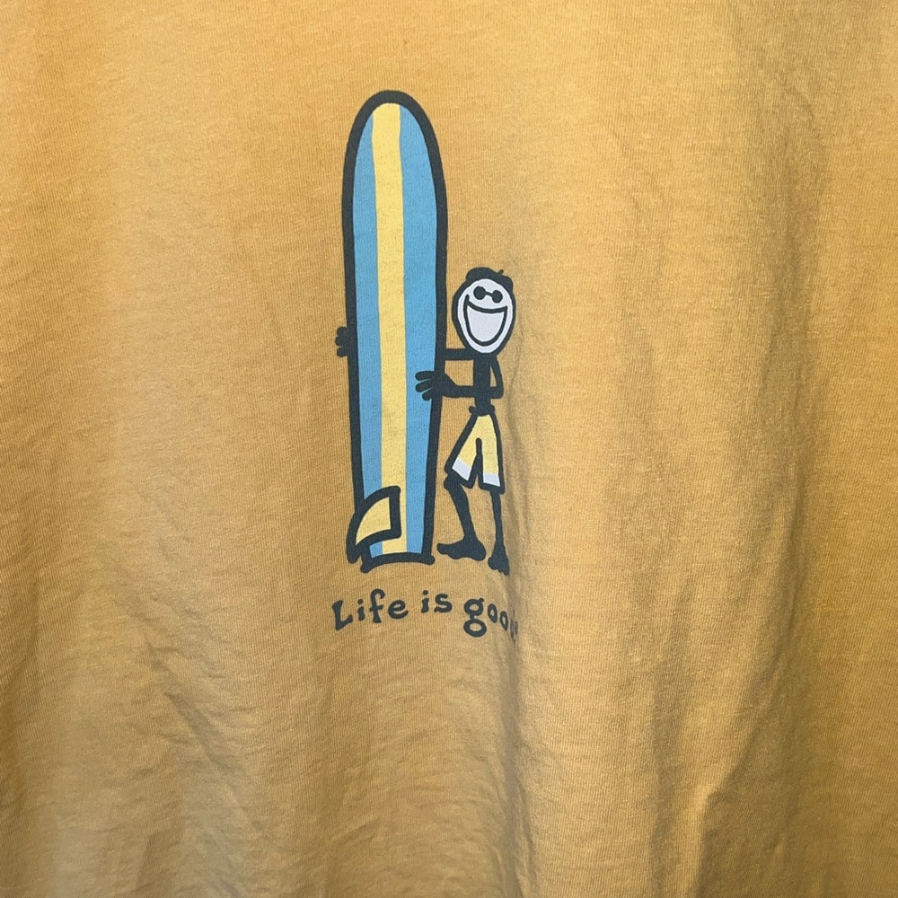 Lot Of 3 Men’s Life Is Good Short Sleeve T- Shirts Crewneck Style Size XL/L - Picture 7 of 10